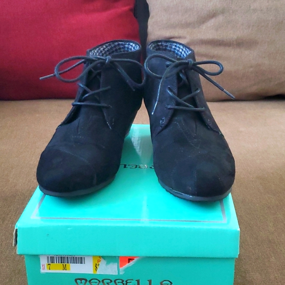 Black Suede booties